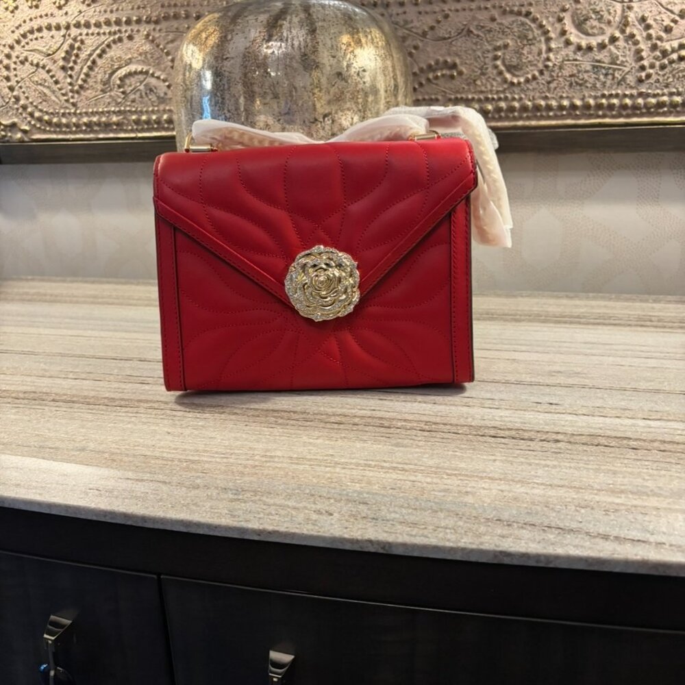NWT MICHAEL MICHAEL KORS WHITNEY PETAL QUILTED HANDBAG - Picture 6 of 10